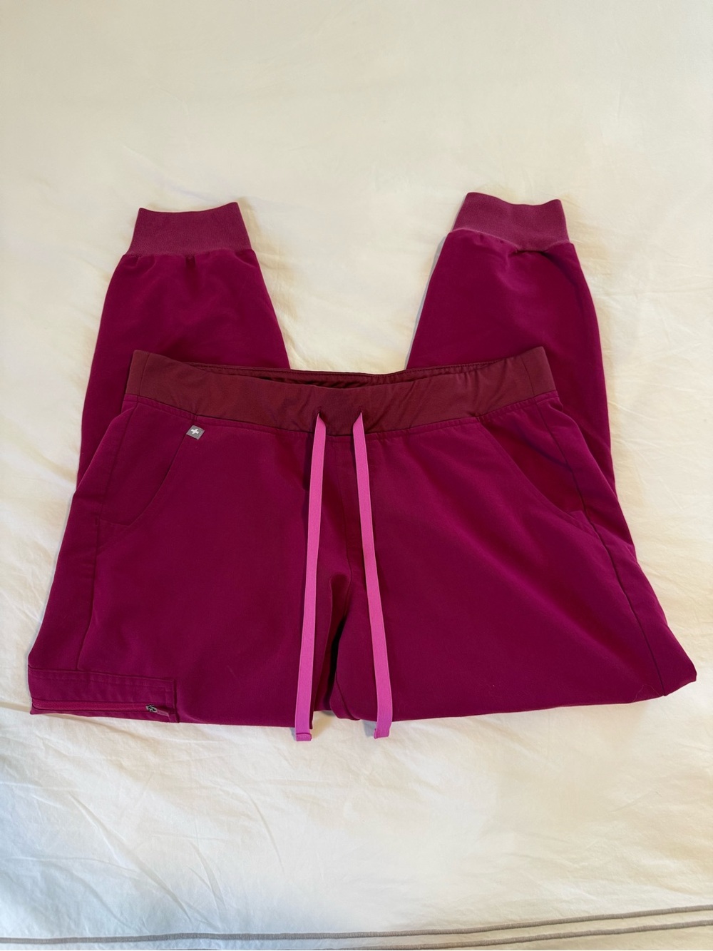 Figs Zamora Joggers- Magenta- Large Petite
